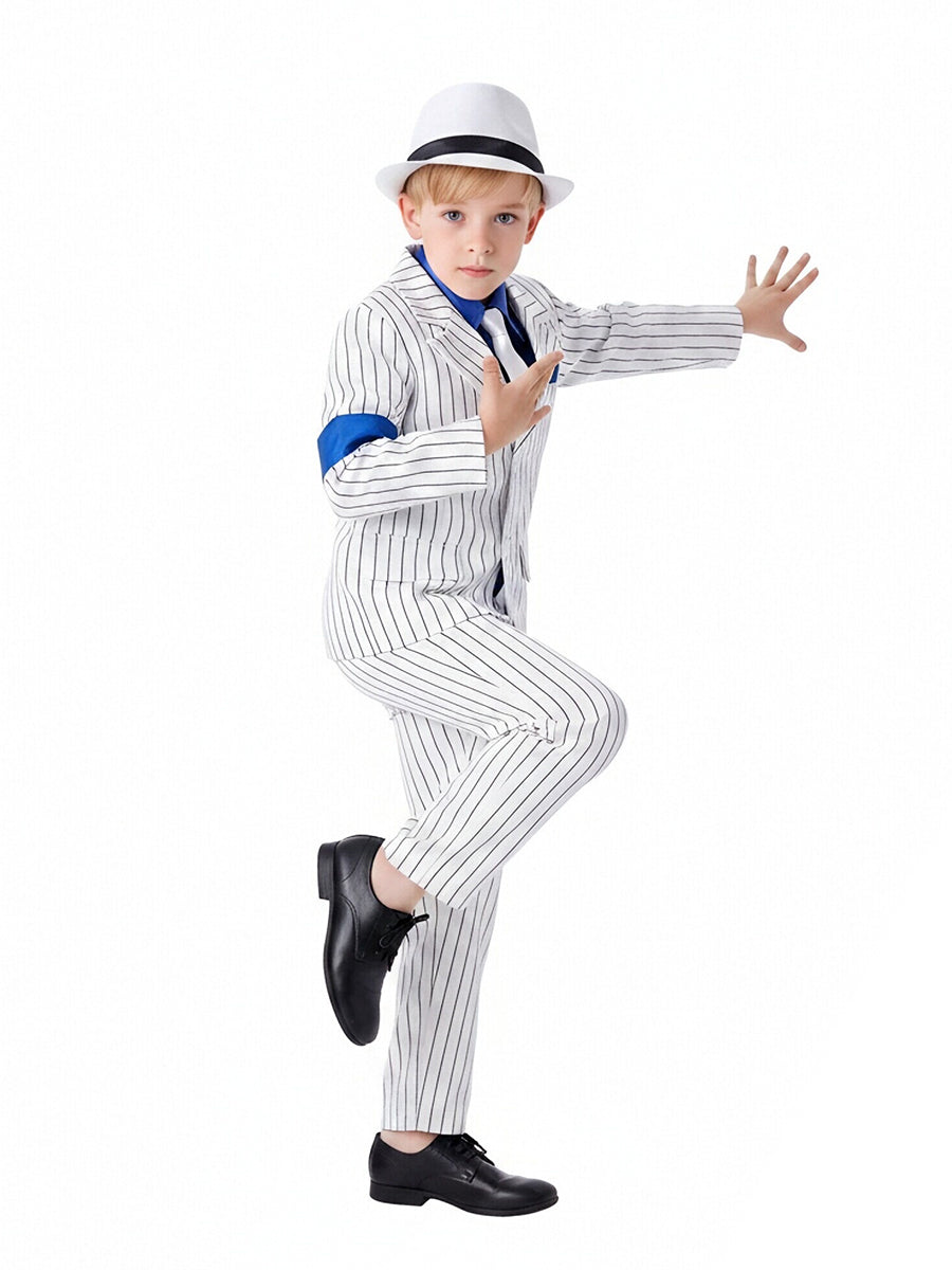 Michael Jackson Smooth Criminal Costume for Kids Iconic Pop King Performance Full Set Outfit