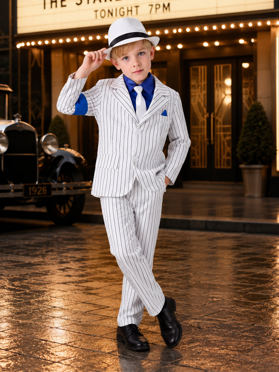 Michael Jackson Smooth Criminal Costume for Kids Iconic Pop King Performance Full Set Outfit
