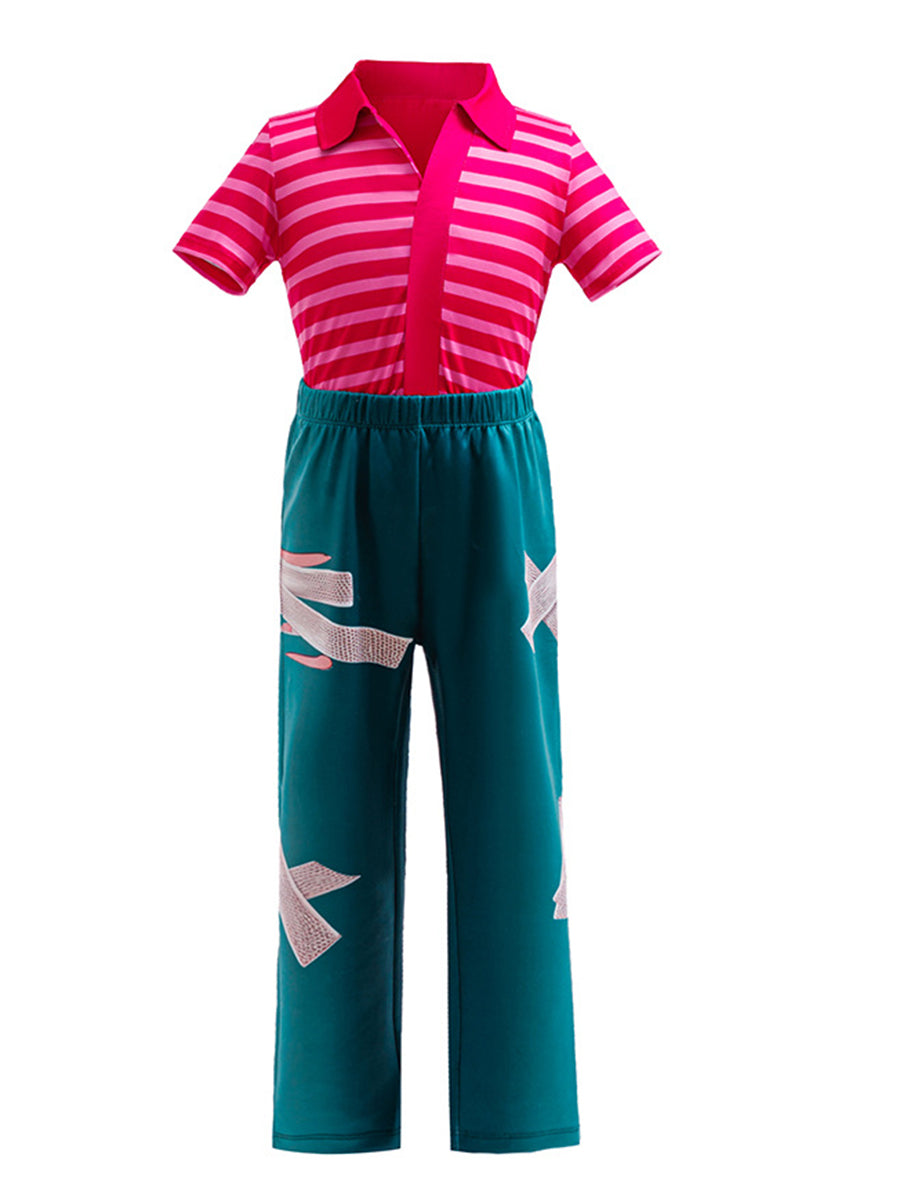 Forgotten Island Raissa Costume Animated Retro 80s Camp Tracksuit Cosplay Set