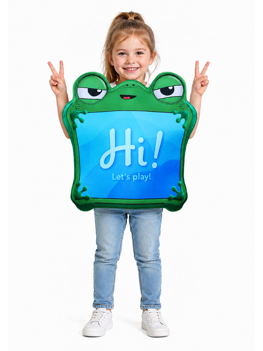 Toy Story Tech Toys Costume Kids Green Frog and Toy Pad Cosplay Tunic