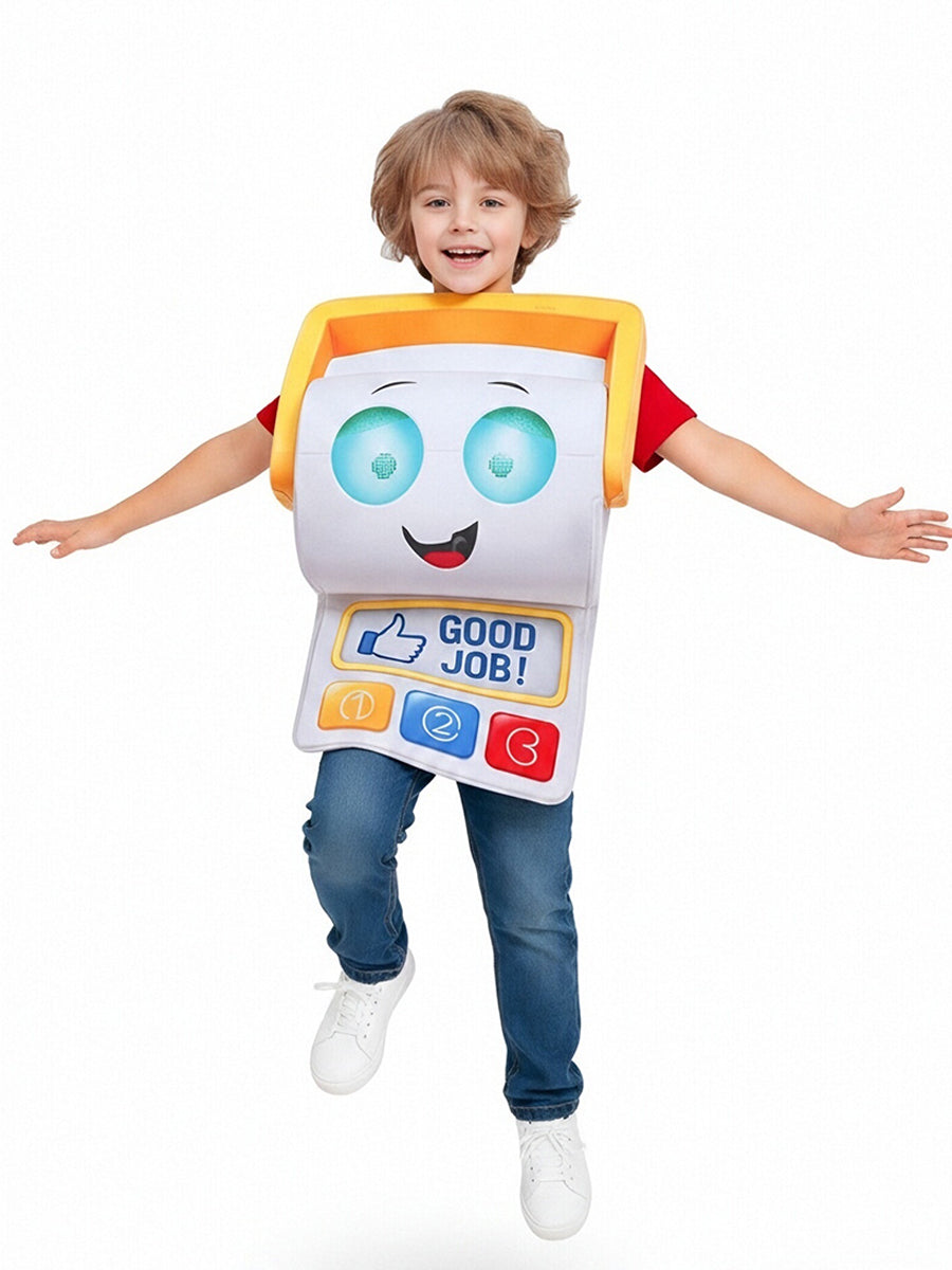 Toy Story Tech Toys Costume Kids Green Frog and Toy Pad Cosplay Tunic