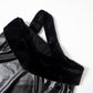 Sexy Off Shoulder Leather Dress One Shoulder Patchwork Bodycon Dress Long Sleeve Party Club Outfits