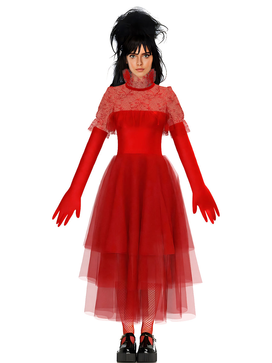 Horror Red Wedding Dress