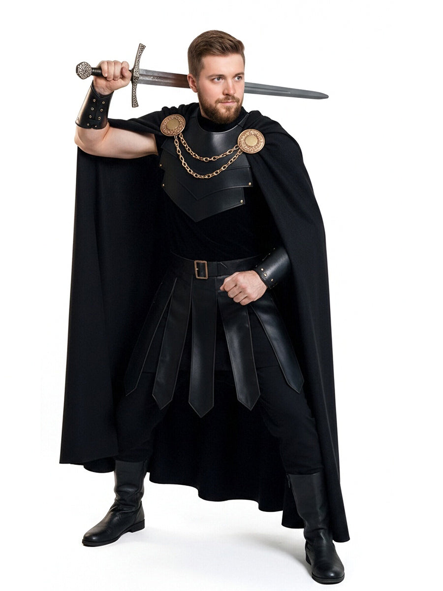 The Odyssey Agamemnon Costume Men's Ancient Greek Spartan Soldier Cosplay Outfit