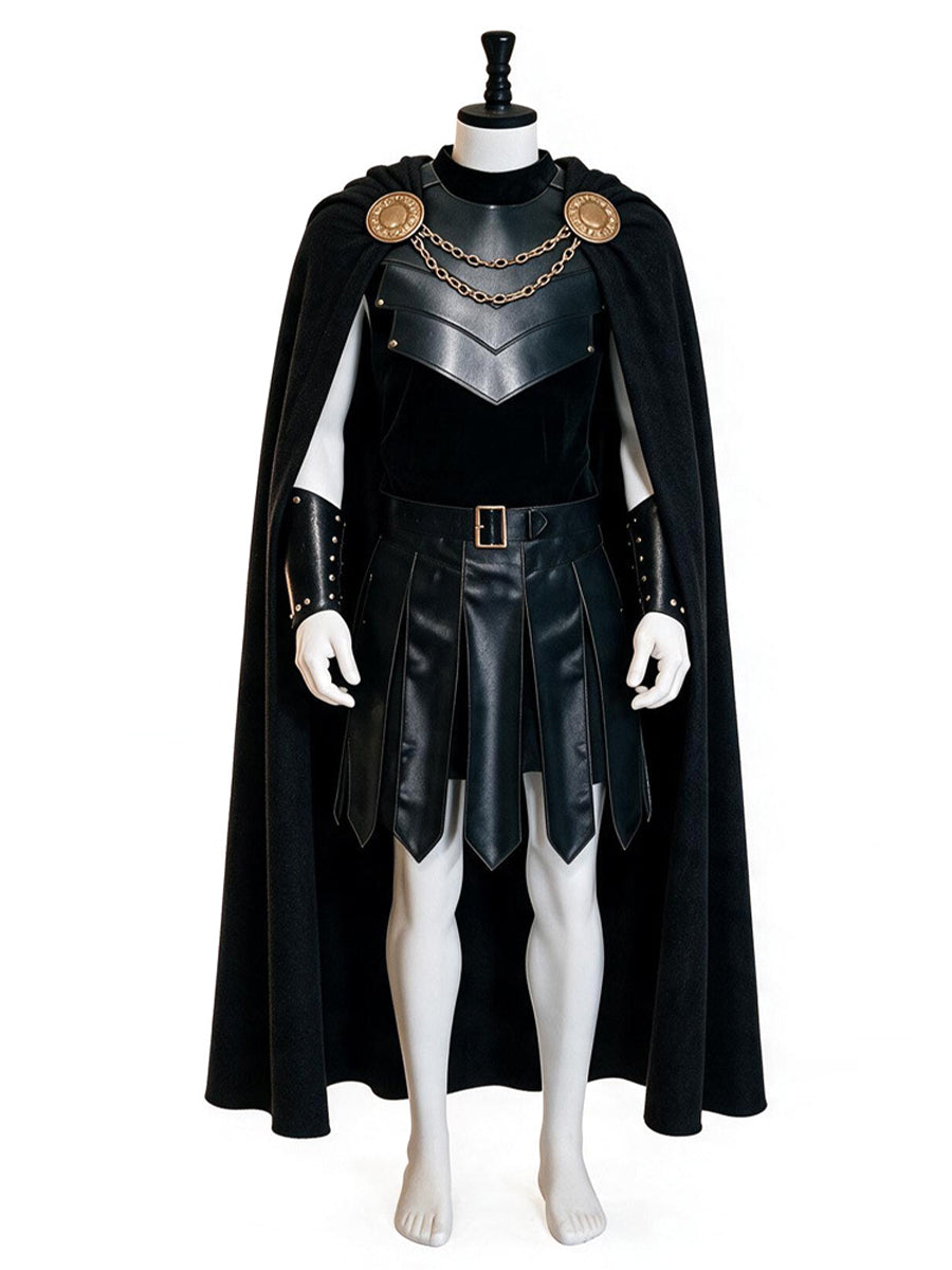 The Odyssey Agamemnon Costume Men's Ancient Greek Spartan Soldier Cosplay Outfit