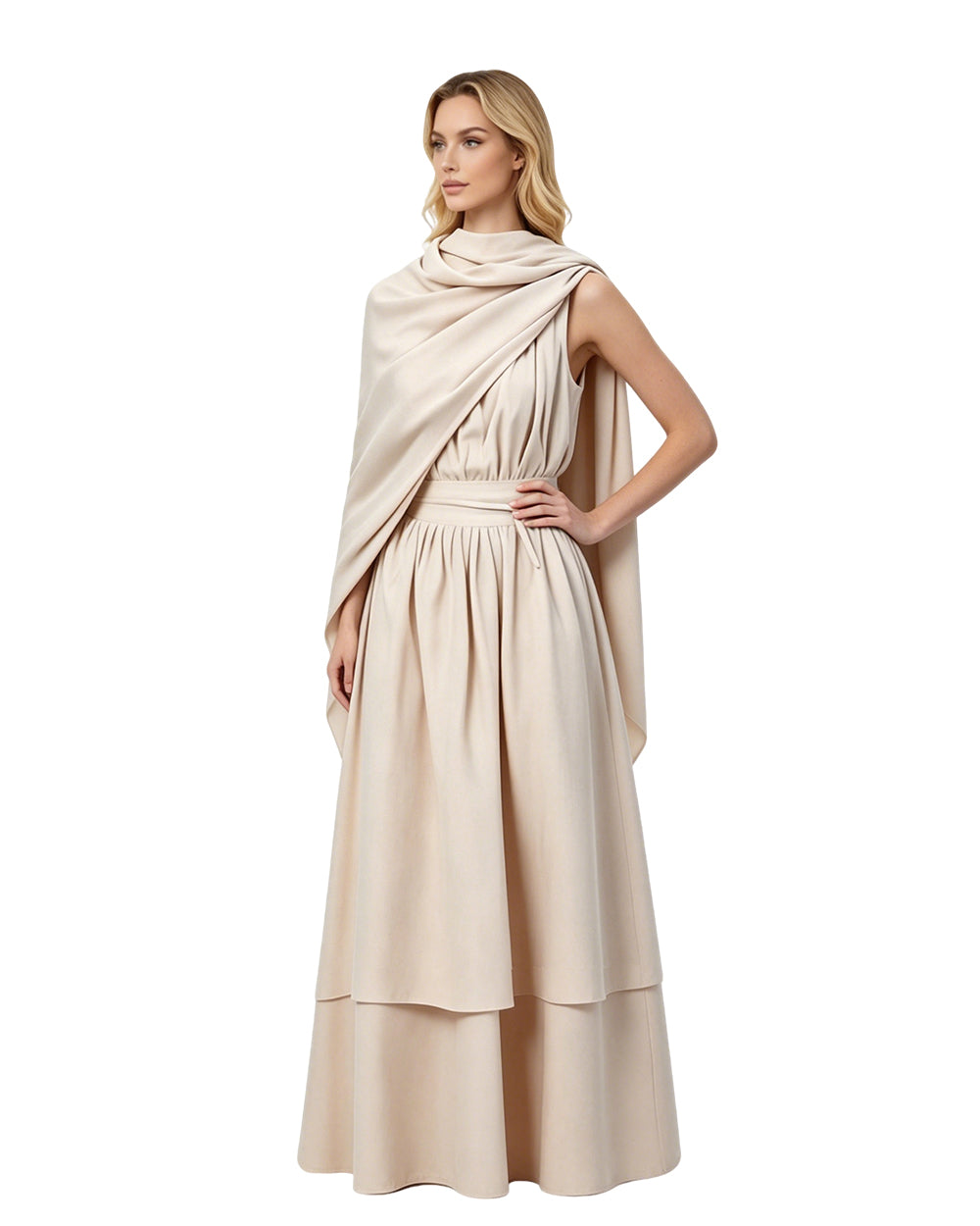 The Odyssey Athena Costume Medieval Renaissance Goddess Maxi Dress
