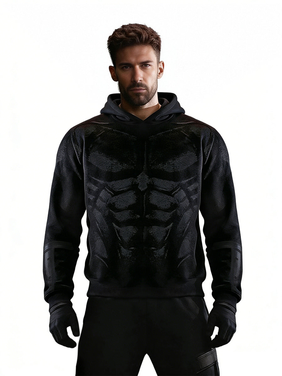 Daredevil Born Again Cosplay Hooded Sweatshirt Men's Superhero 3D Print Hoodie