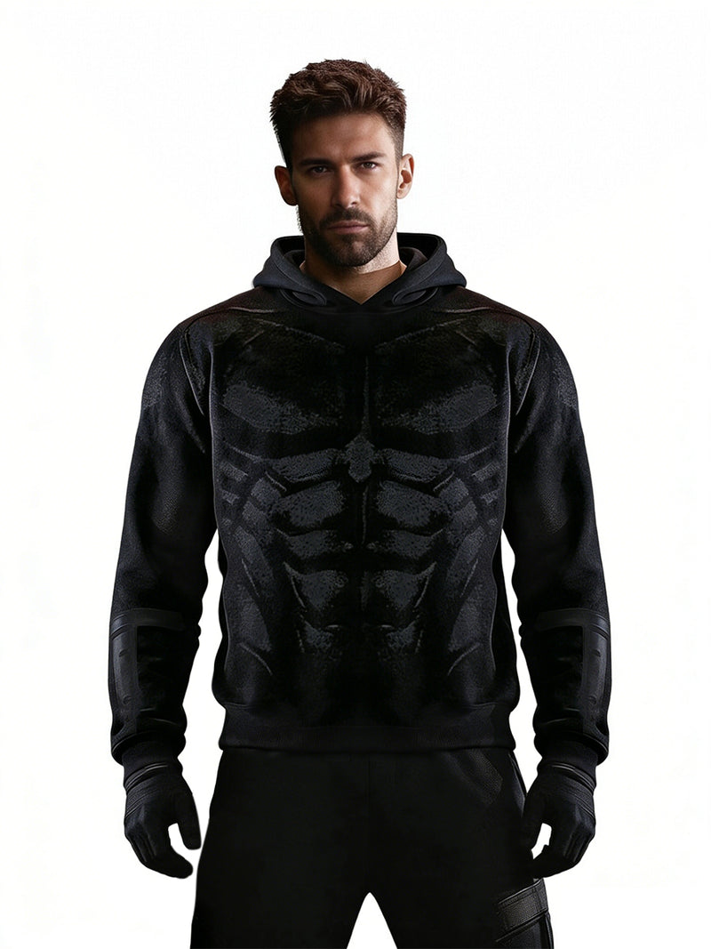 Daredevil Born Again Cosplay Hooded Sweatshirt Men's Superhero 3D Print Hoodie