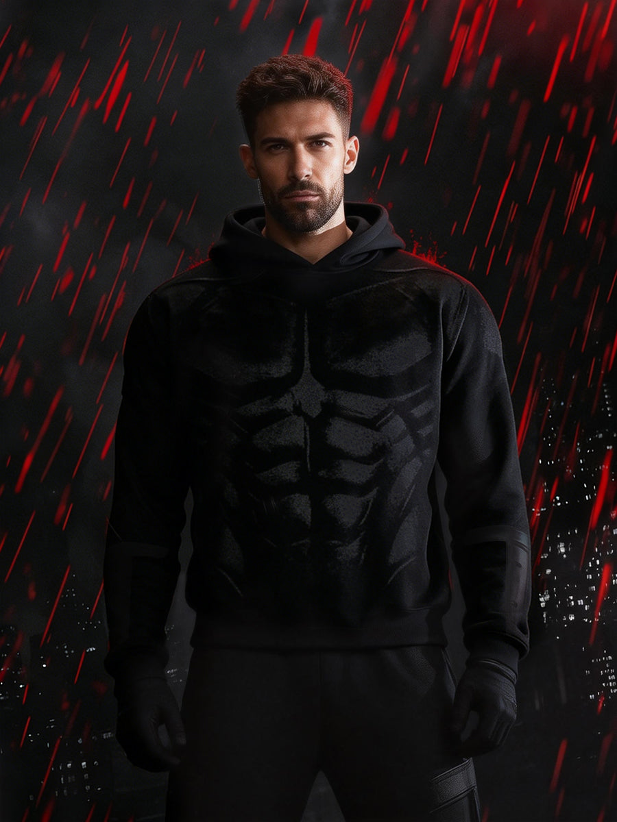 Daredevil Born Again Cosplay Hooded Sweatshirt Men's Superhero 3D Print Hoodie