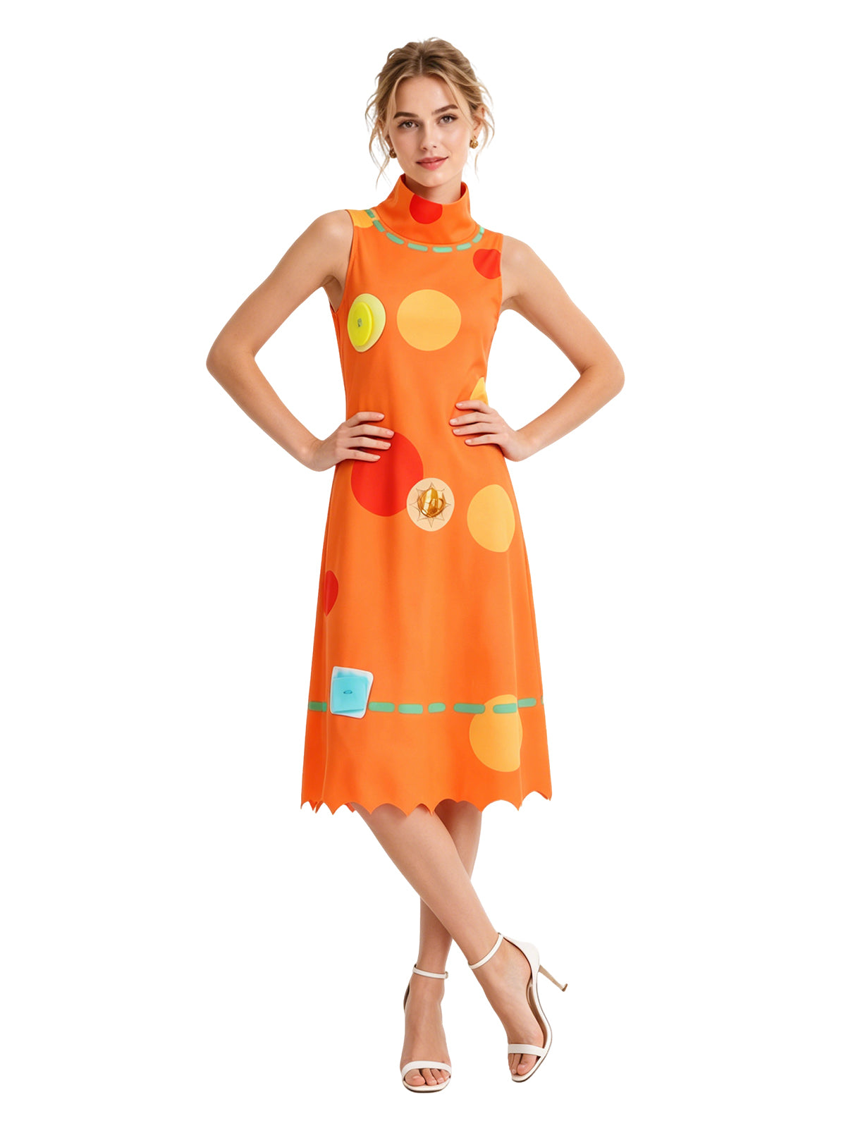 Toy Story Dolly Costume Movie Character Animated Maix Dress for Girls and Adults