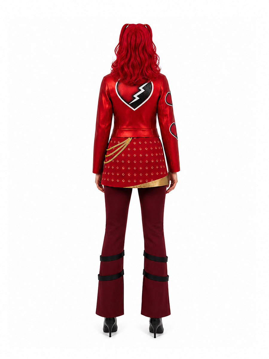 Descendants 5 Red Costume Descendants Wicked Wonderland Princess Red Cosplay Outfit