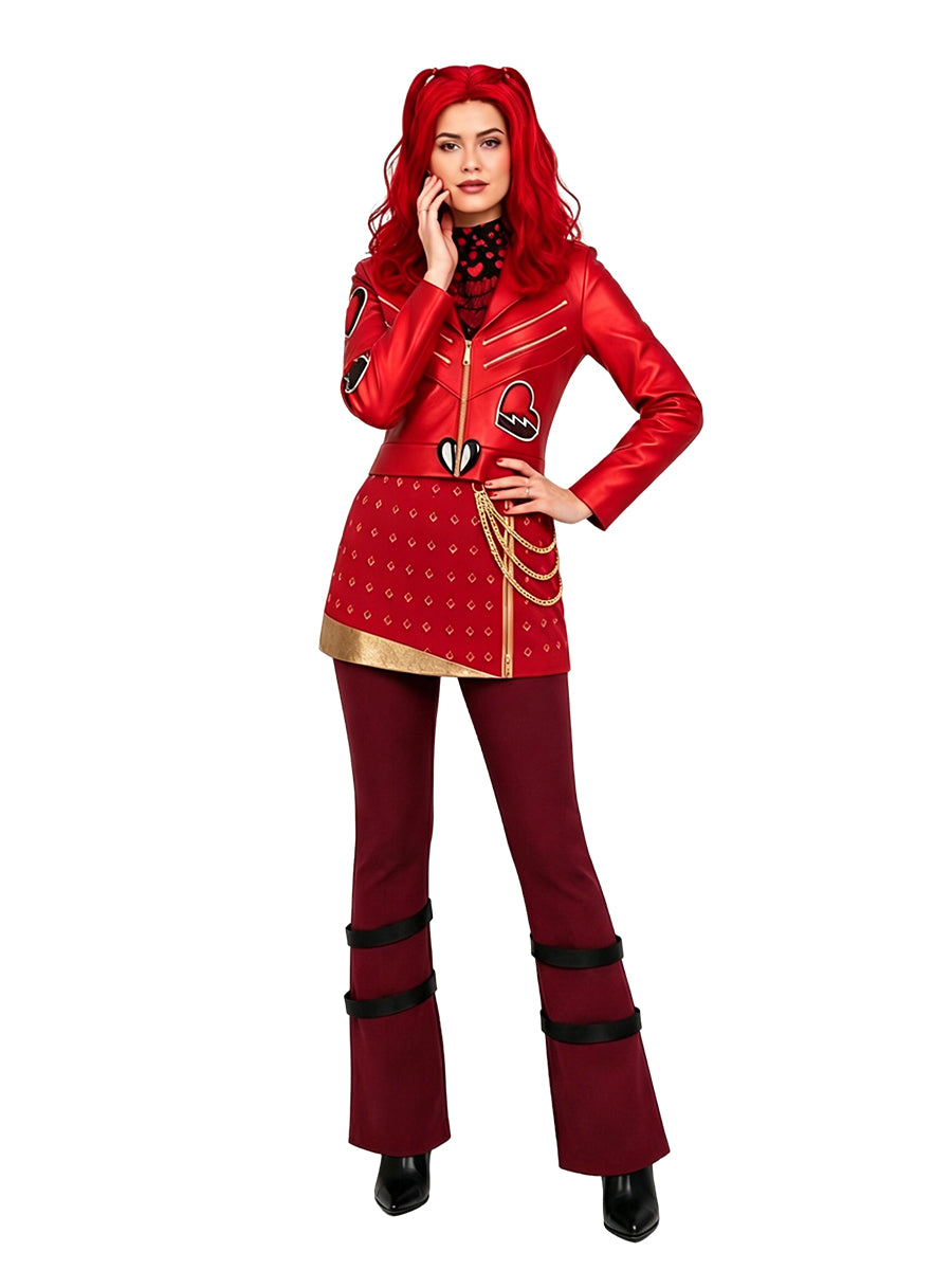 Descendants 5 Red Costume Descendants Wicked Wonderland Princess Red Cosplay Outfit