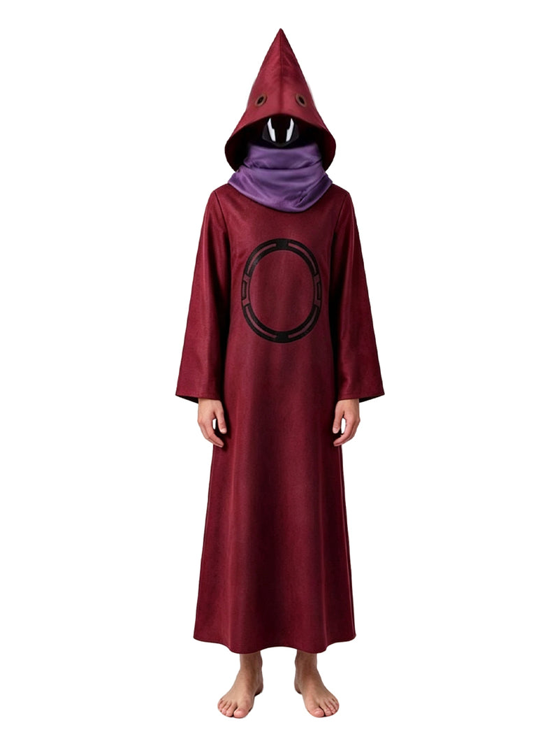 He Man Orko Costume Trolla Cosplay Outfit Wizard Pointed Hooded Robe Set
