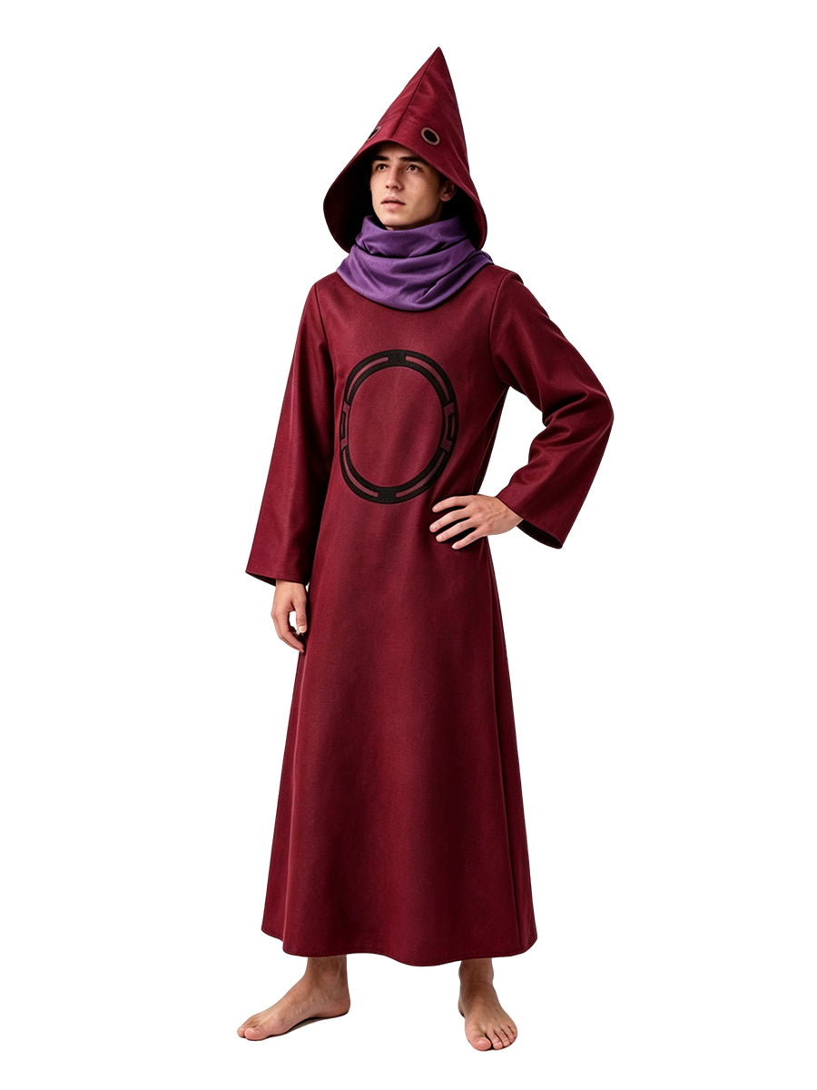 He Man Orko Costume Trolla Cosplay Outfit Wizard Pointed Hooded Robe Set