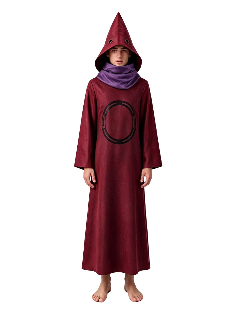 He Man Orko Costume Trolla Cosplay Outfit Wizard Pointed Hooded Robe Set