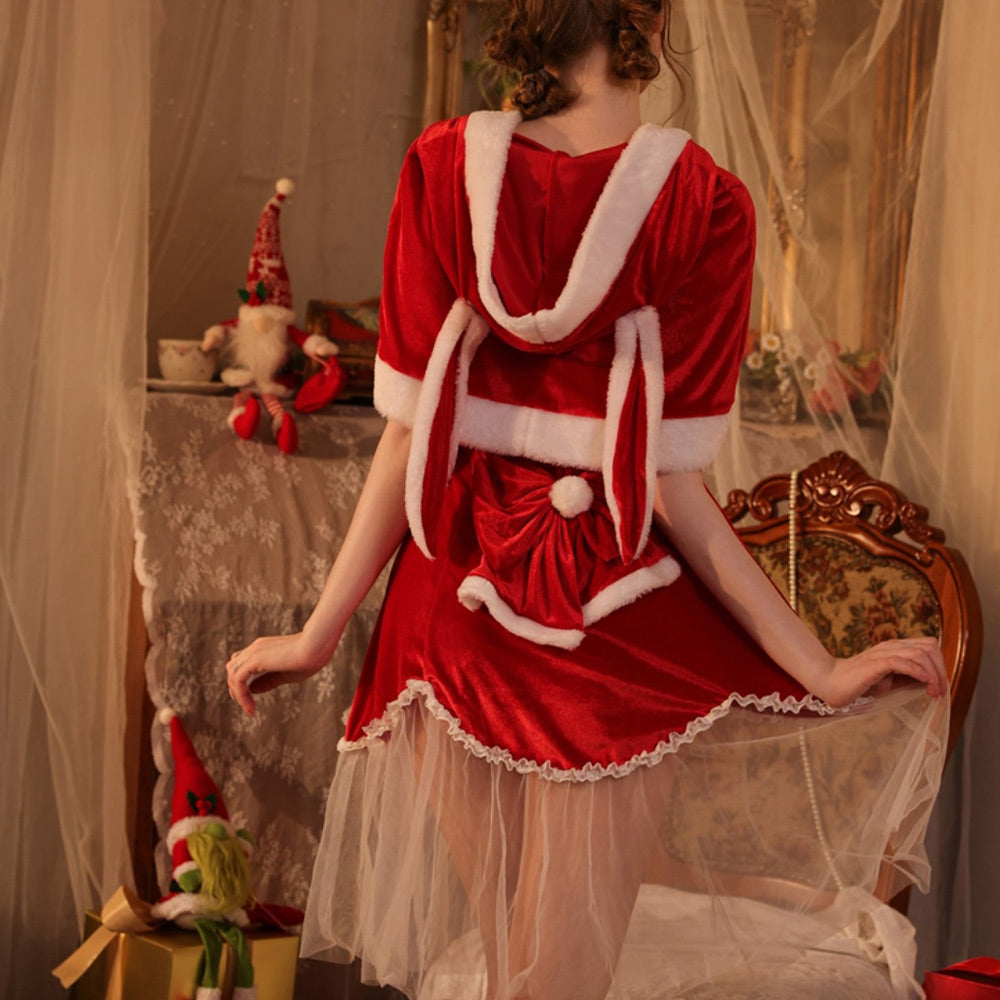 Santa on sale babydoll dress