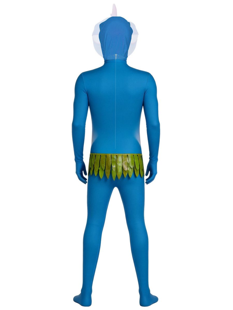Minions and Monster Fishman Costume Ocean Monster Character Full Body Jumpsuit 