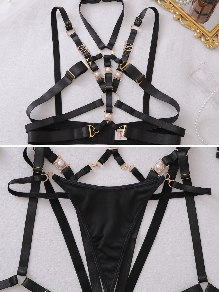 Pearl Accent Black Body Harness