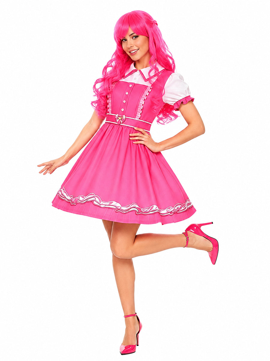 Descendants 5 Pink Costume Descendants Wicked Wonderland Princess Pink Cosplay Dress