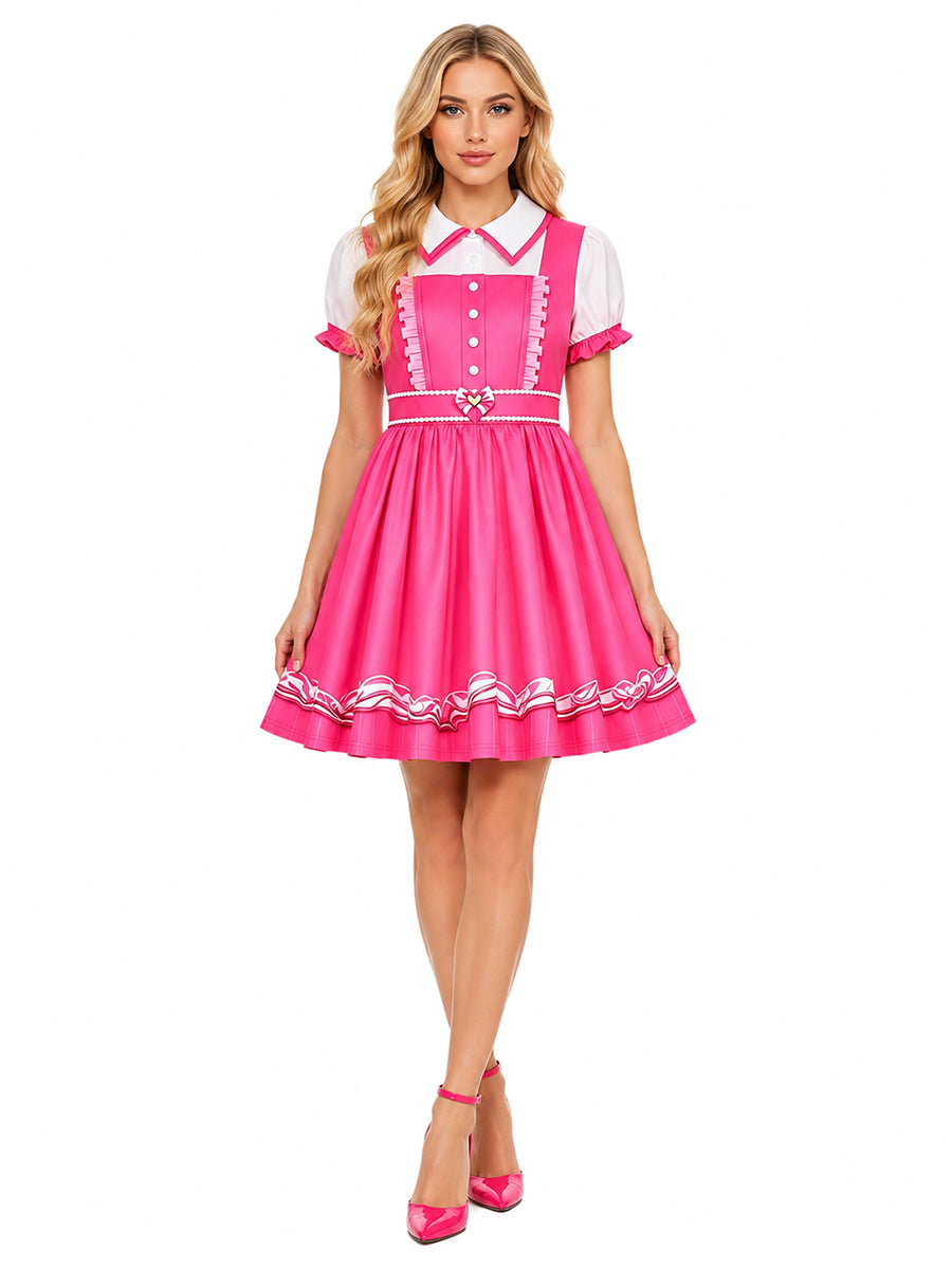 Descendants 5 Pink Costume Descendants Wicked Wonderland Princess Pink Cosplay Dress