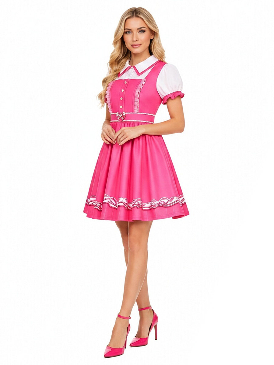 Descendants 5 Pink Costume Descendants Wicked Wonderland Princess Pink Cosplay Dress