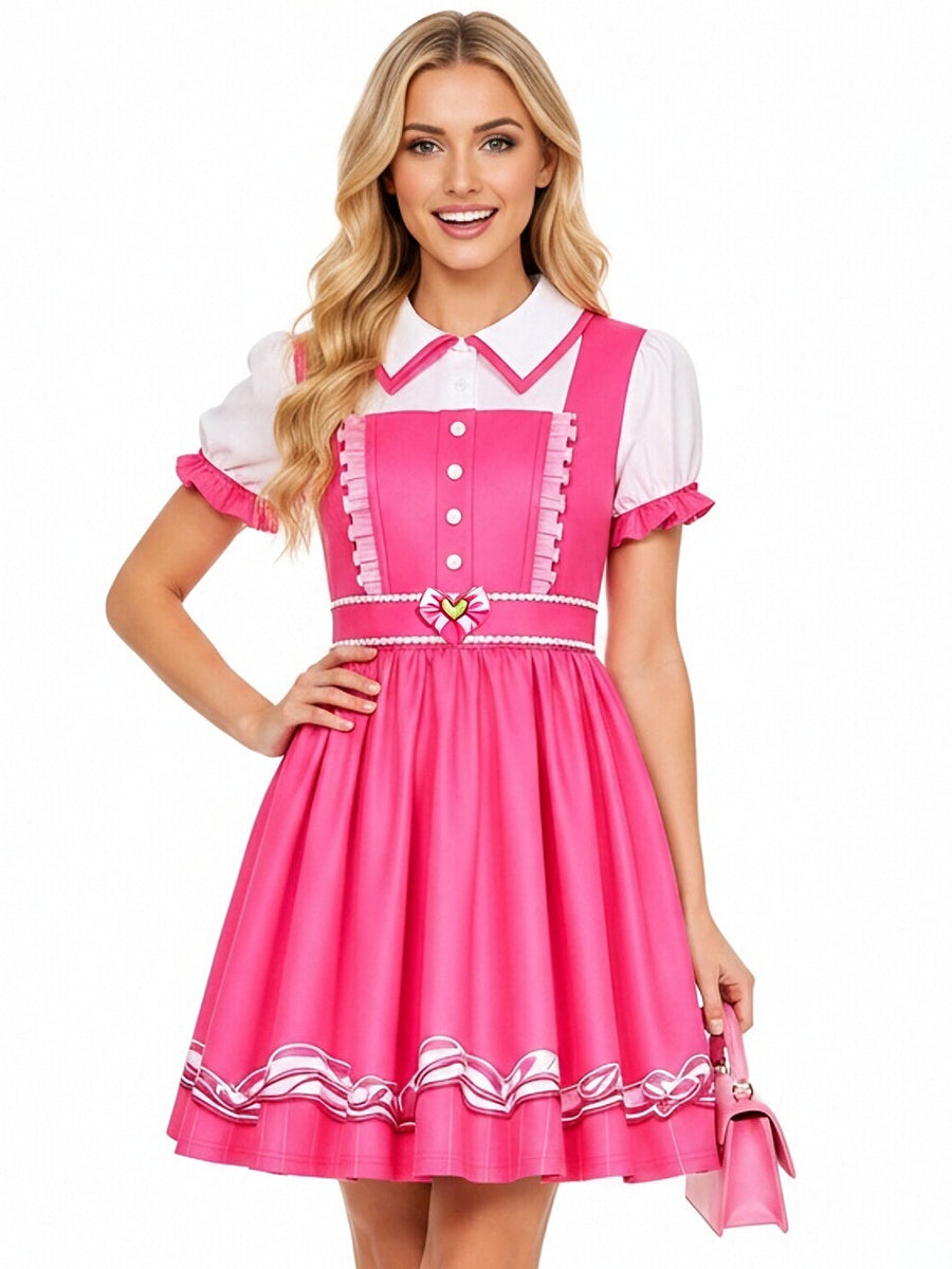 Descendants 5 Pink Costume Descendants Wicked Wonderland Princess Pink Cosplay Dress