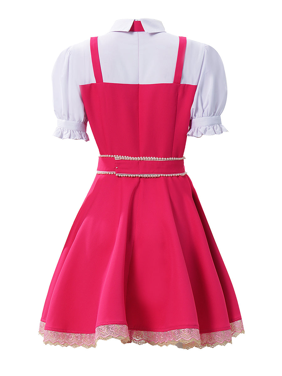 Descendants 5 Pink Costume Descendants Wicked Wonderland Pink Princess A-Line Lolita Dress