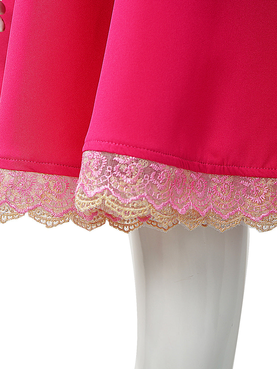 Descendants 5 Pink Costume Descendants Wicked Wonderland Pink Princess A-Line Lolita Dress