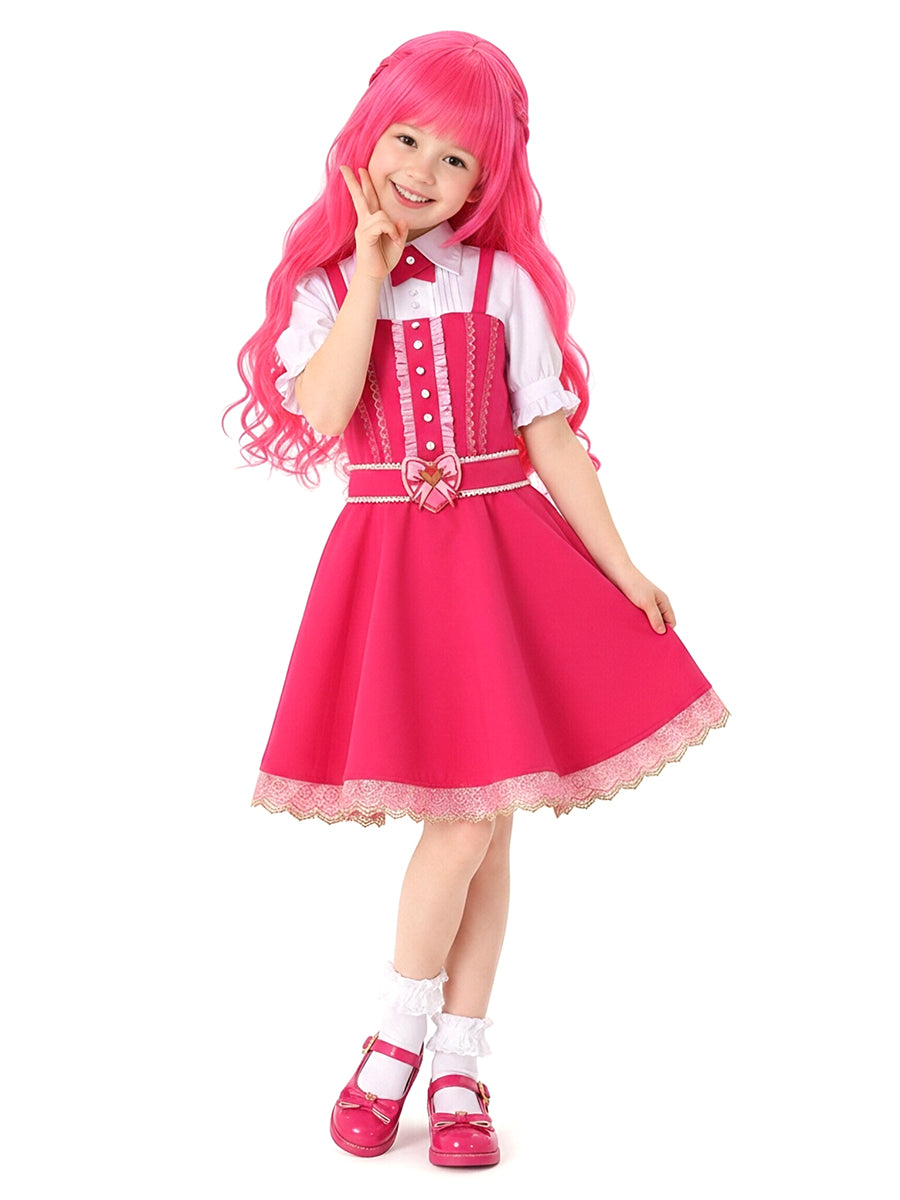 Descendants 5 Pink Costume Descendants Wicked Wonderland Pink Princess A-Line Lolita Dress