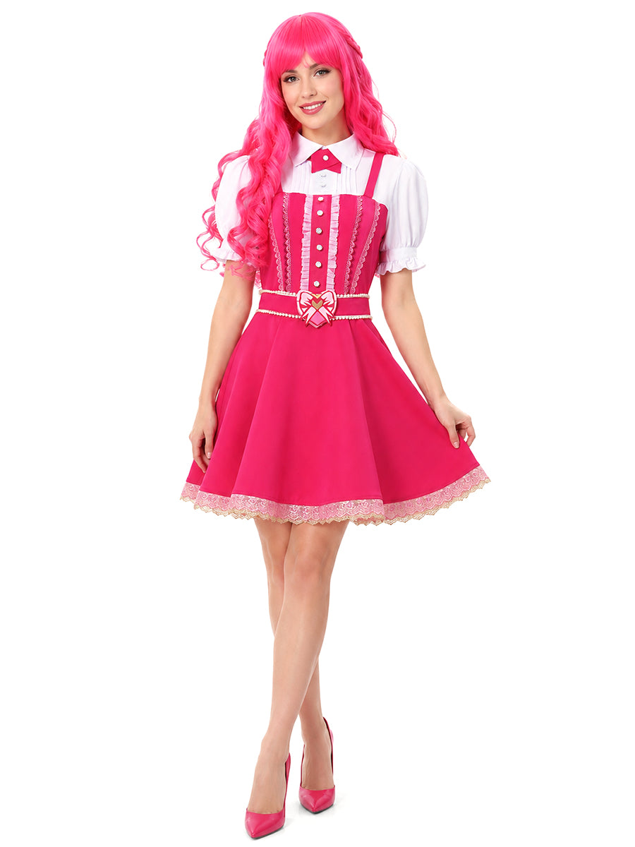 Descendants 5 Pink Costume Descendants Wicked Wonderland Pink Princess A-Line Lolita Dress