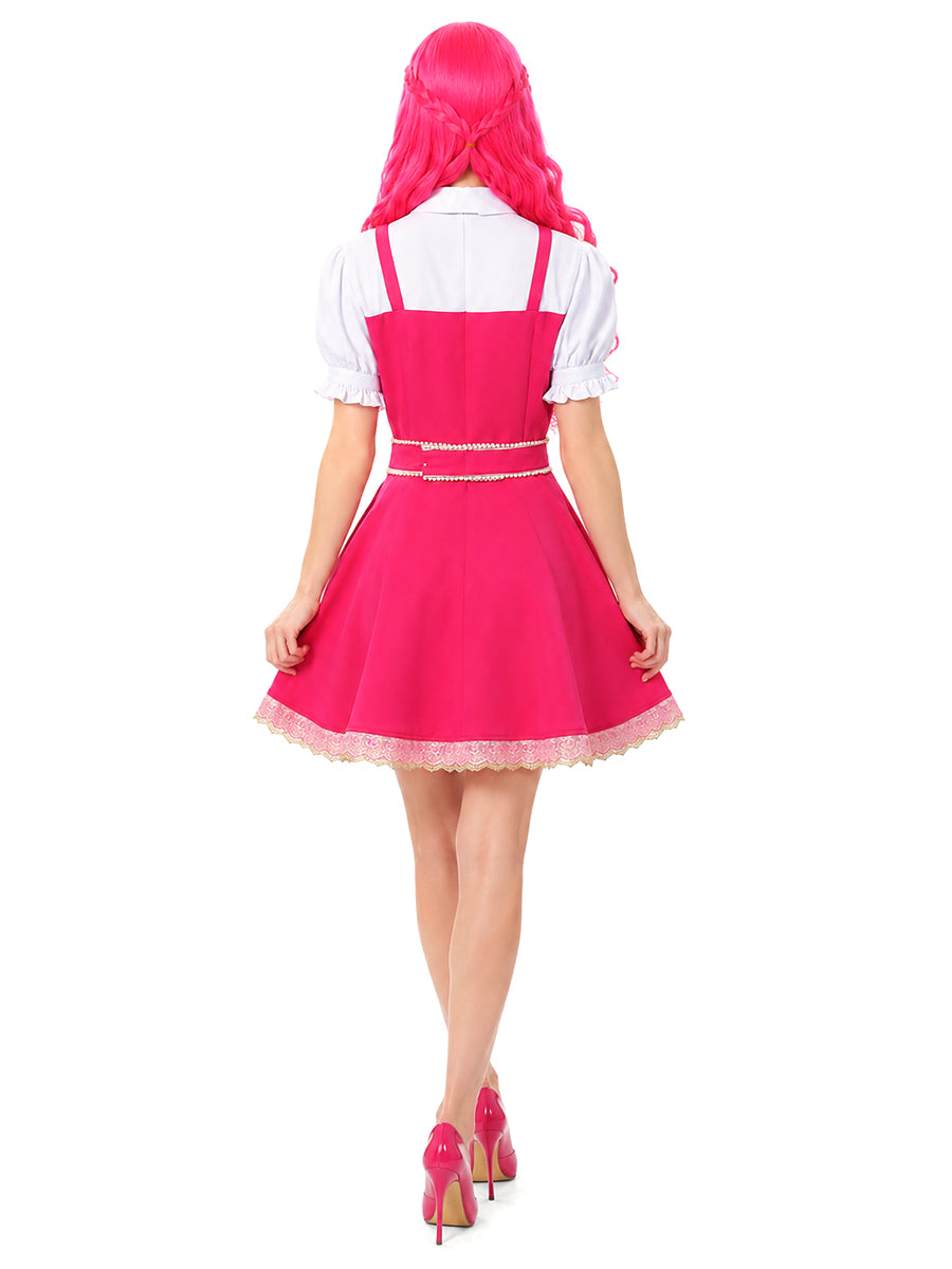 Descendants 5 Pink Costume Descendants Wicked Wonderland Pink Princess A-Line Lolita Dress