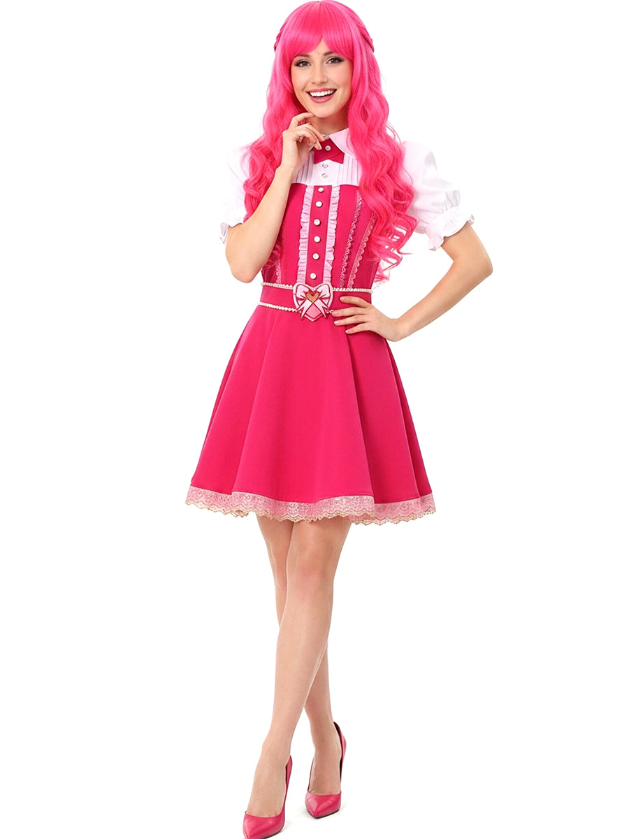 Descendants 5 Pink Costume Descendants Wicked Wonderland Pink Princess A-Line Lolita Dress