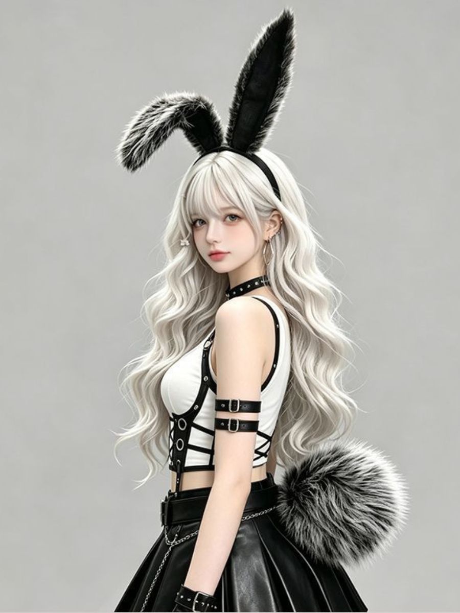Plush Bunny Ears & Tail Set