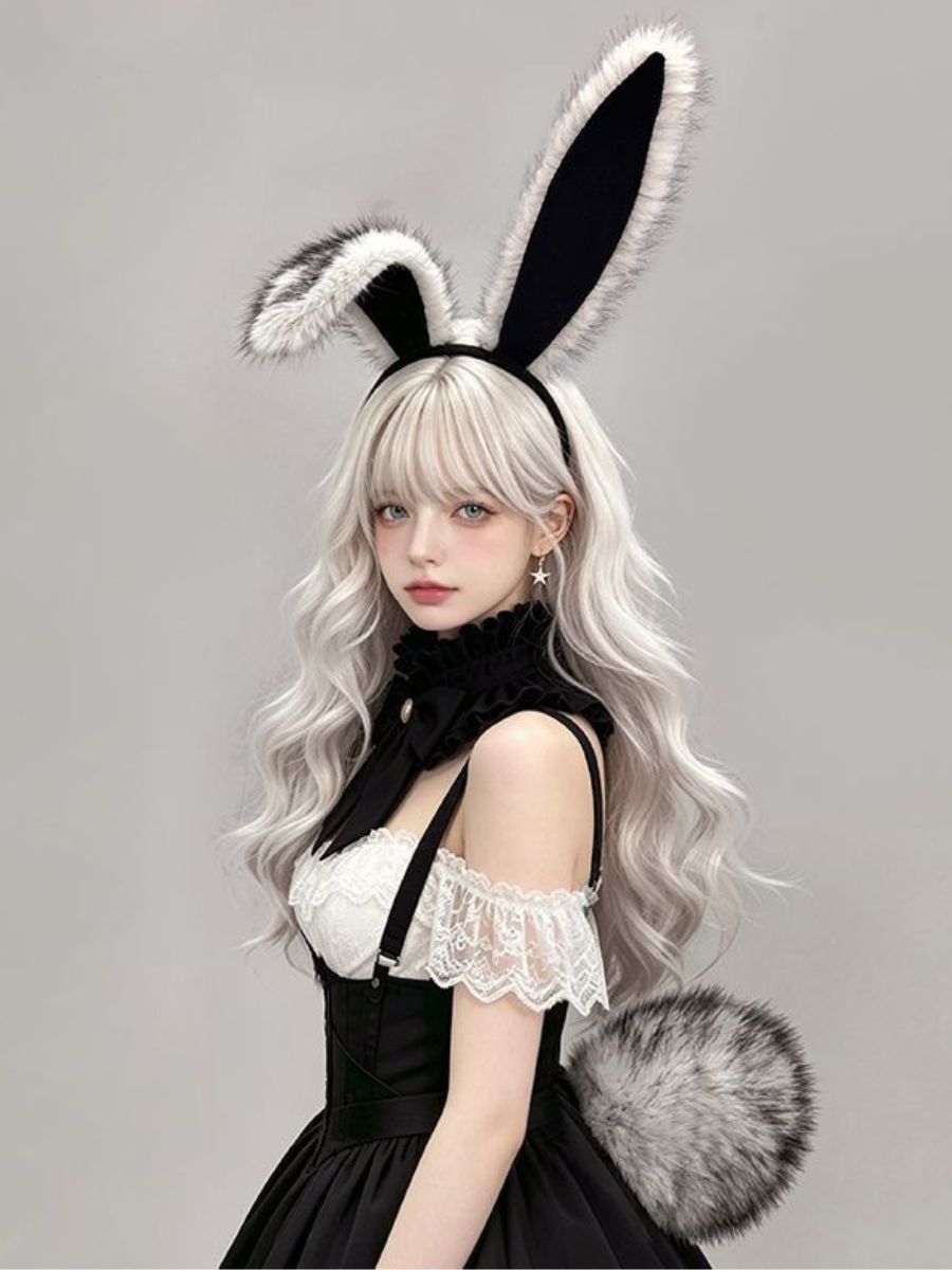 Plush Bunny Ears & Tail Set