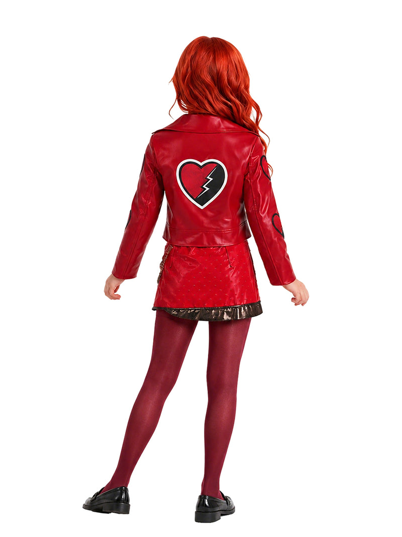 Descendants 5 Red Costume Descendants Wicked Wonderland Princess Red PU Leather Outfit