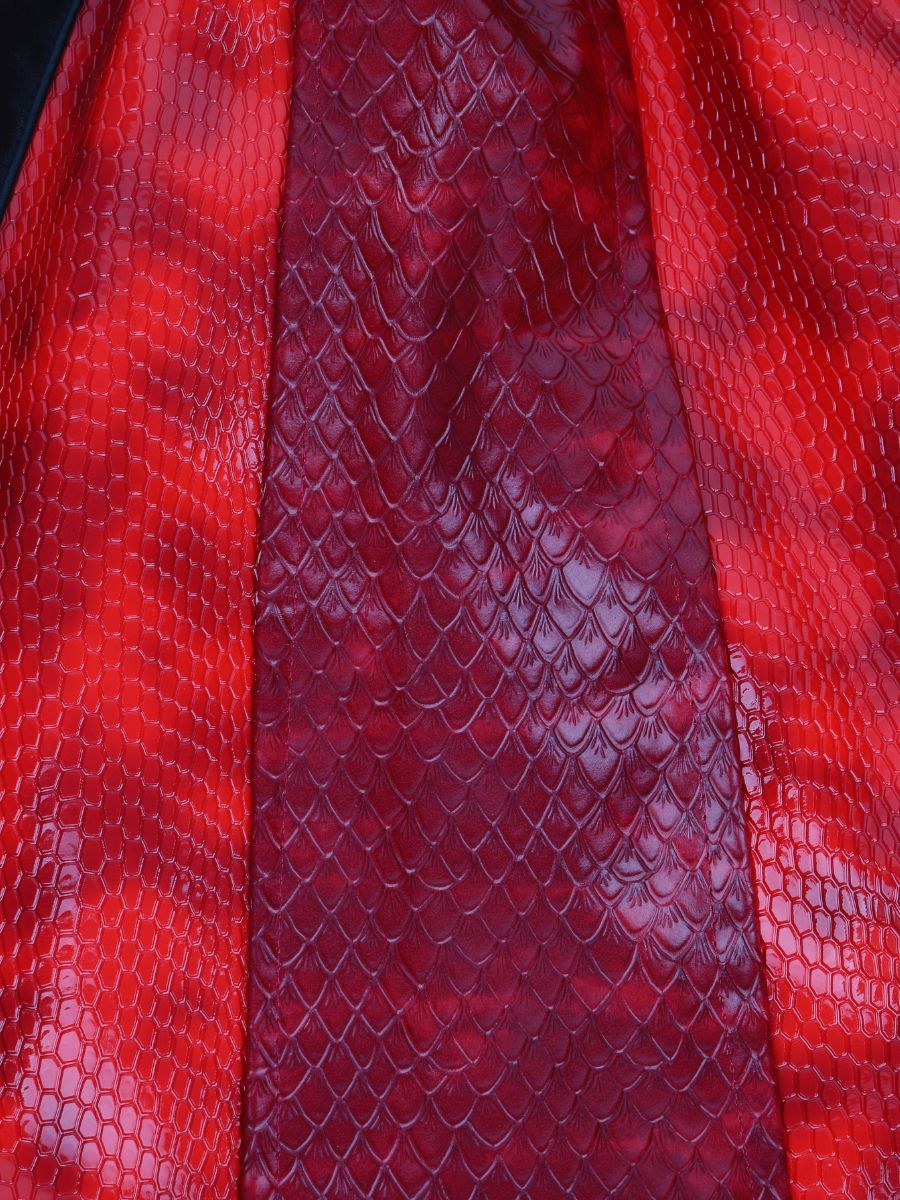 Descendants 5 Red Costume Descendants Wicked Wonderland PU Leather Red Princess Outfit