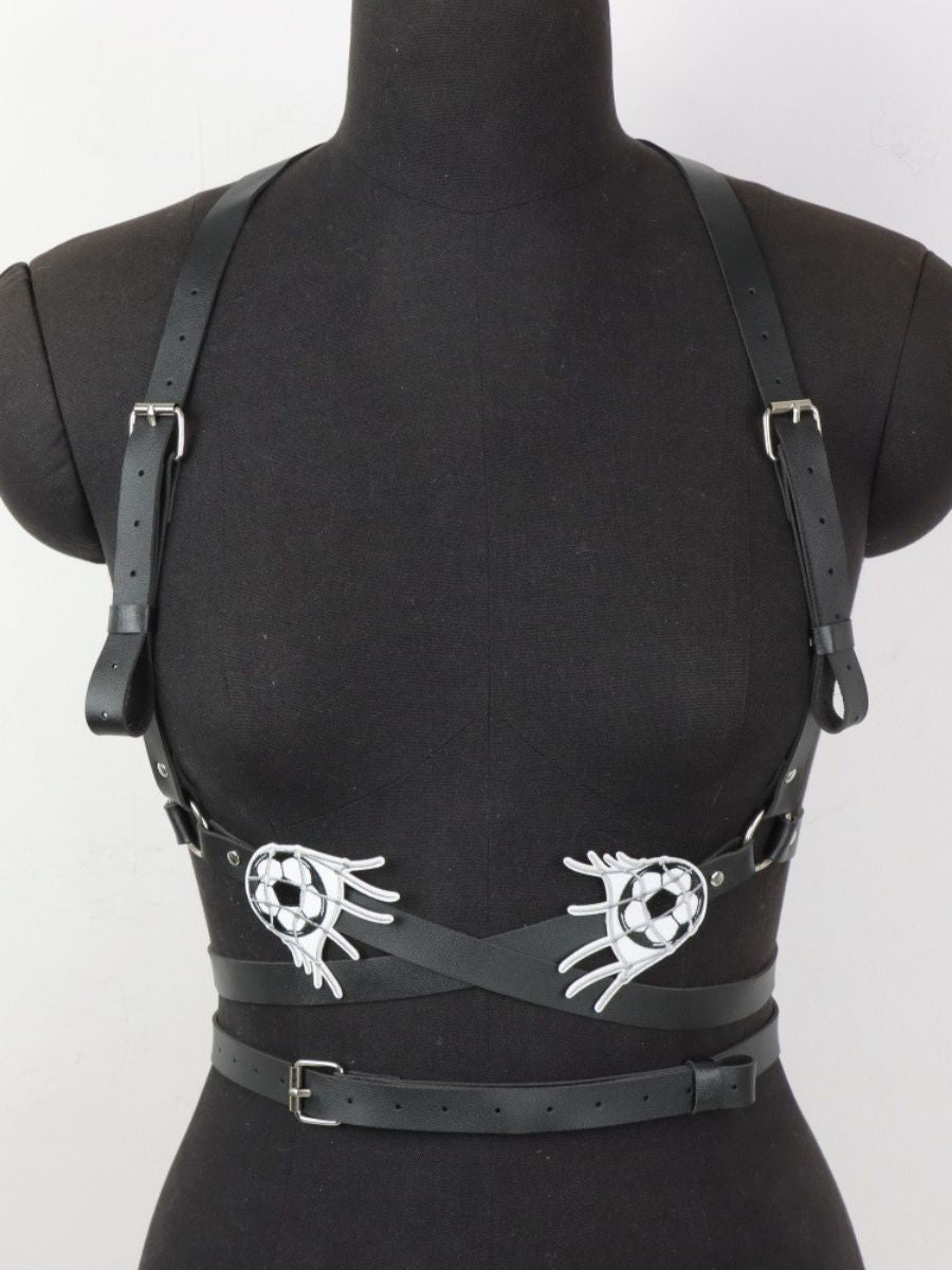 PU Leather Soccer Fan Body Harness