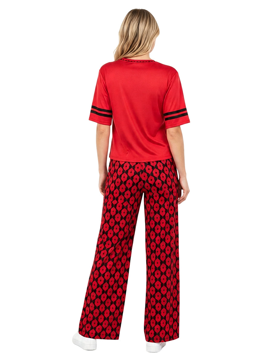 Descendants 5 Red Costume Descendants Wicked Wonderland Princess Red Graphic T-Shirt and Pants