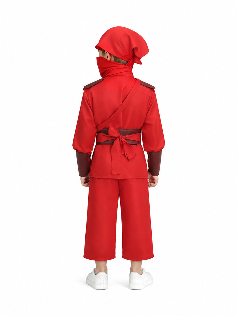 Spider Man Ninja Costume Japanese Assassin Cosplay Outfit for Kids and Adult