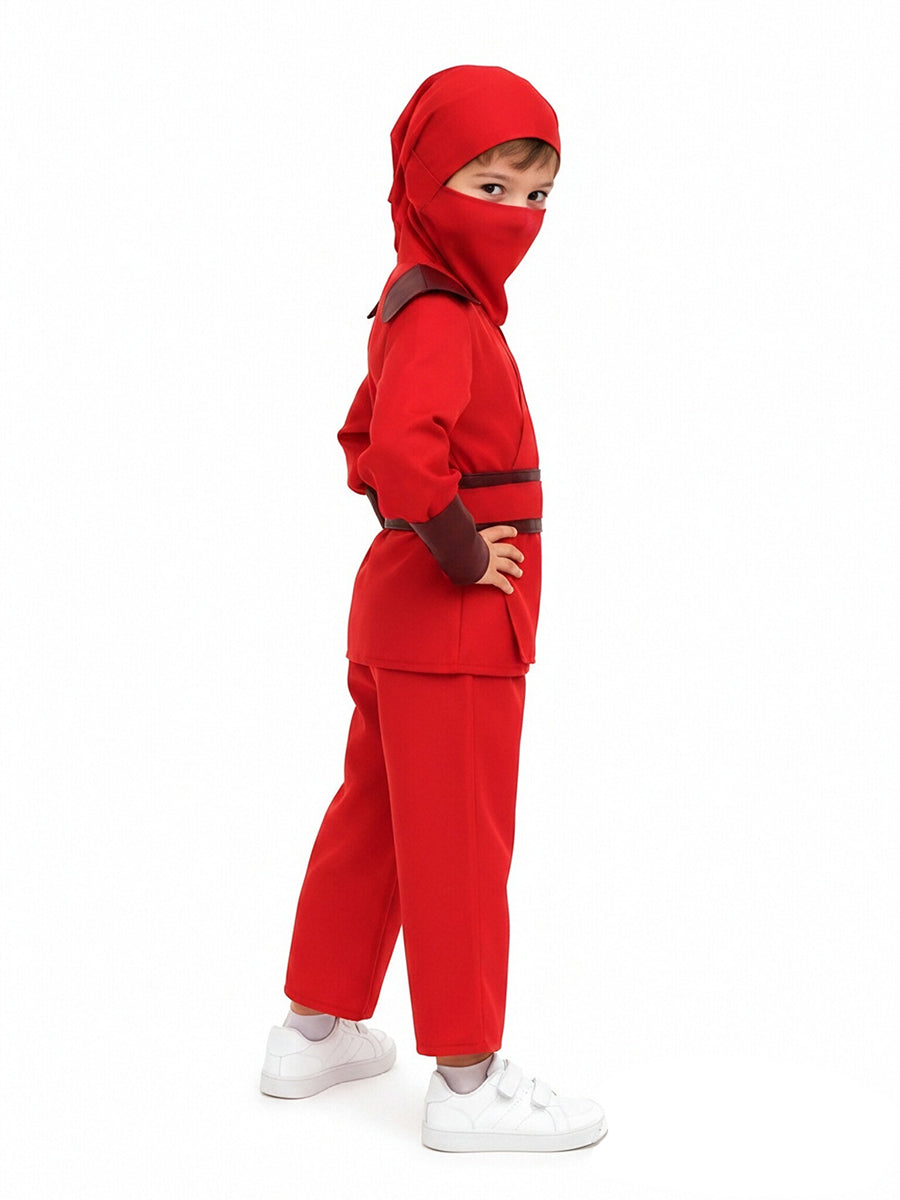 Spider Man Ninja Costume Japanese Assassin Cosplay Outfit for Kids and Adult