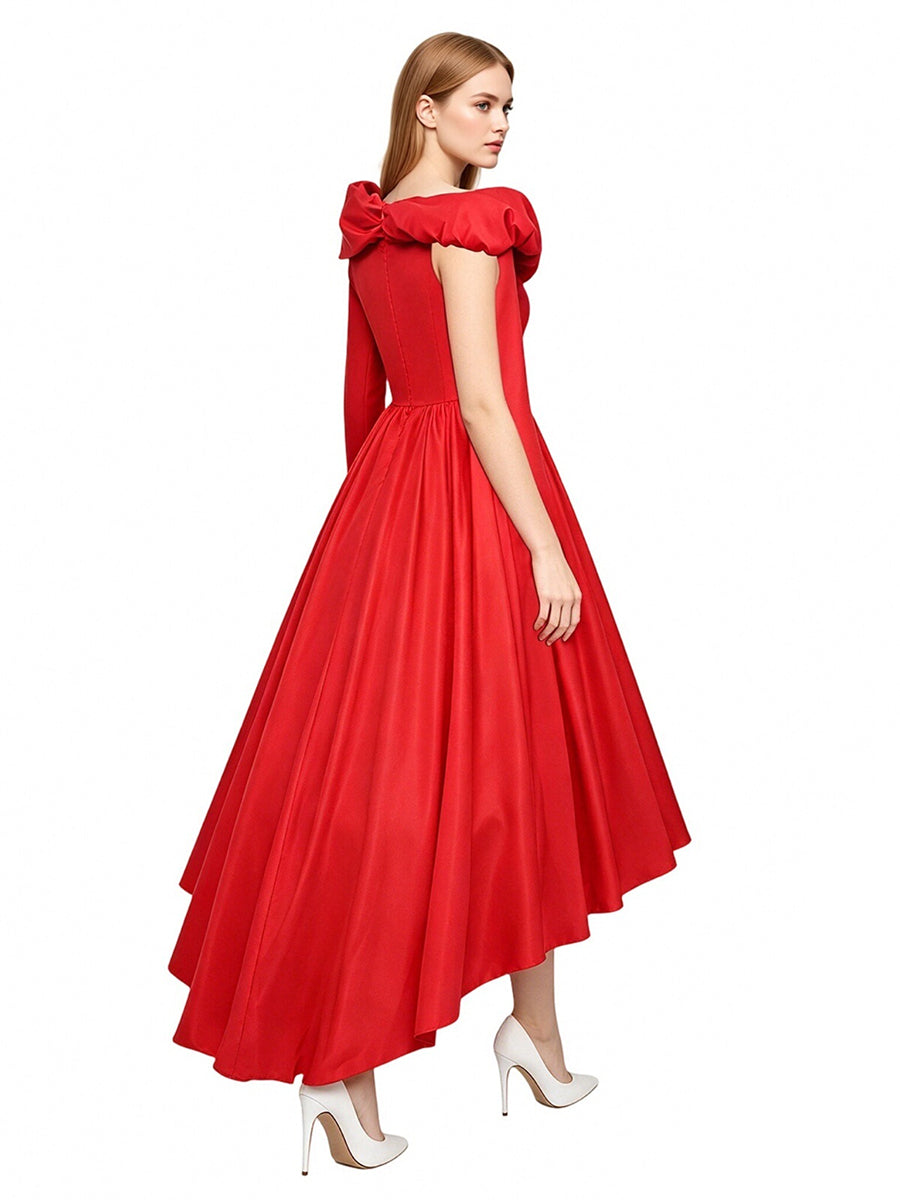 The Devil Wears Prada 2 Miranda Priestly Costume Red One Shoulder Evening Gown