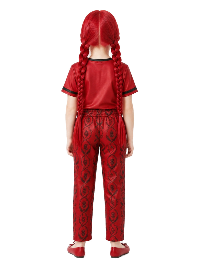 Descendants 5 Red Costume Descendants Wicked Wonderland Red Princess Heart Graphic Tee and Pants