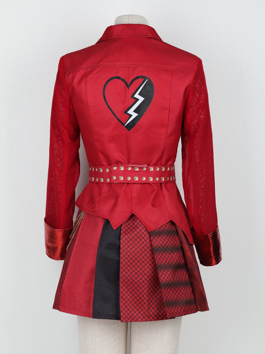 Descendants 5 Red Costume Descendants Wicked Wonderland Princess Red Cosplay Outfit 