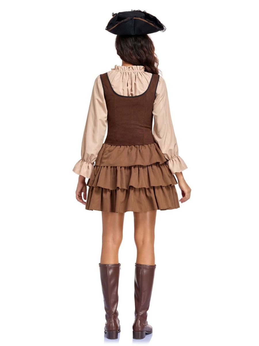
Renaissance Pirate Costume Set Matching Couples Pirate Halloween Outfit