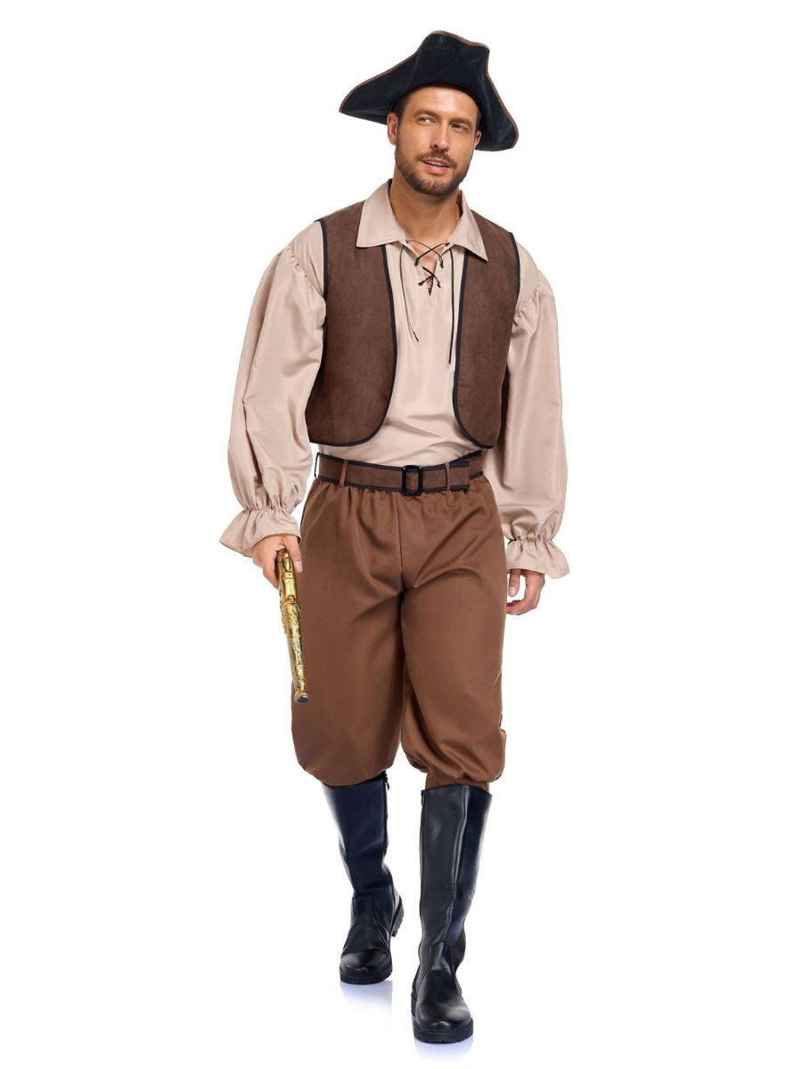 
Renaissance Pirate Costume Set Matching Couples Pirate Halloween Outfit