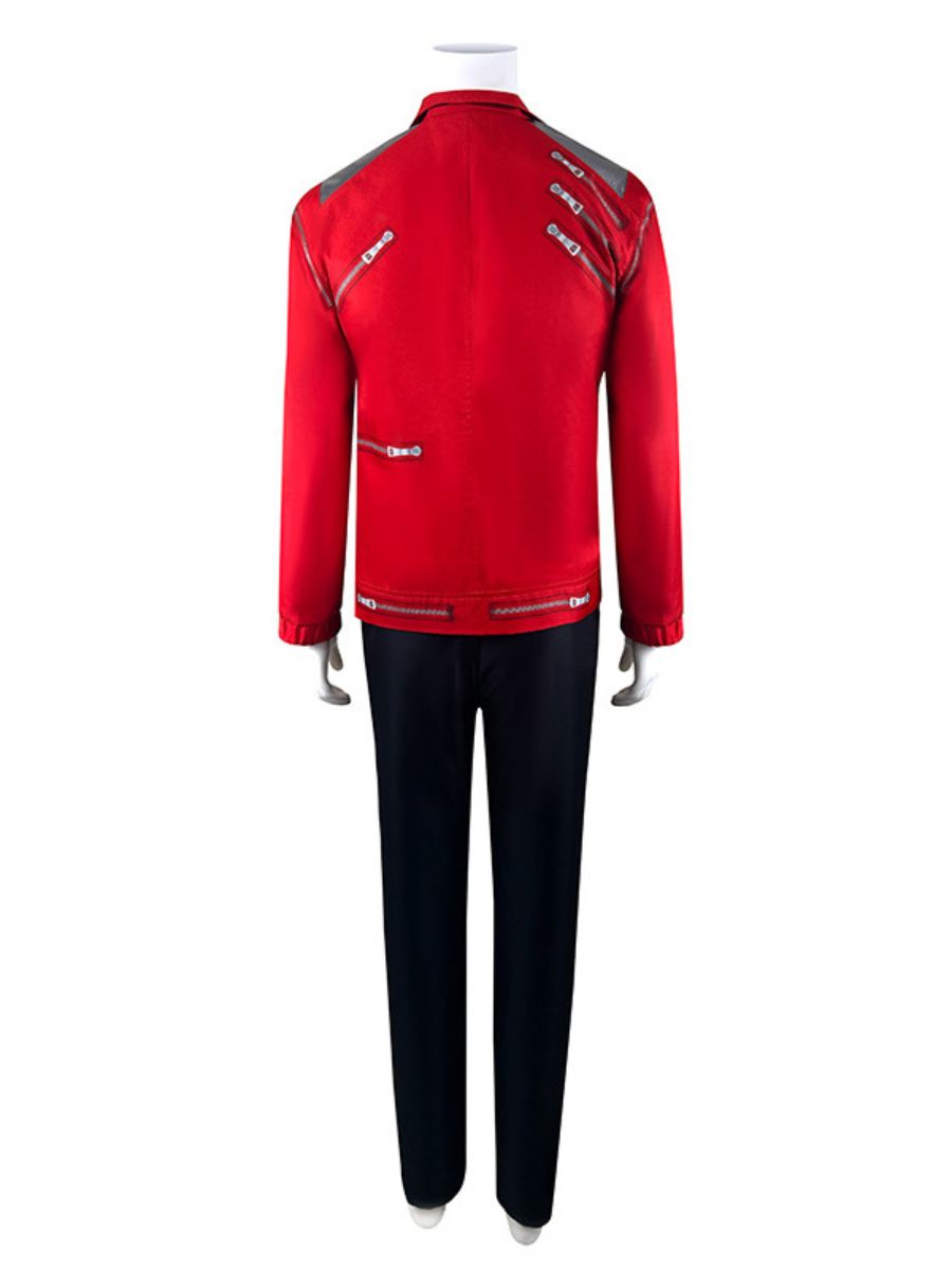 Michael Jackson Beat It Costume for Adults and Kids Retro Pop King 3D Print Performance Outfit