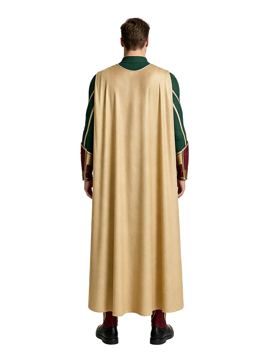 Men's Vision Jumpsuit Costume VisionQuest Retro Hero Comic Cosplay Suit 