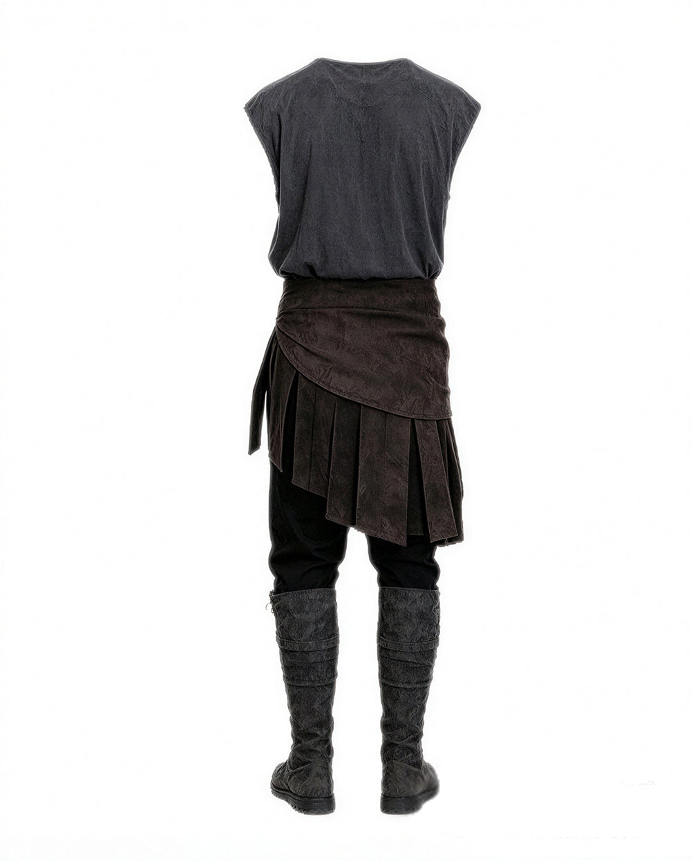 The Odyssey Costume Men's Retro Medieval Fighter Outfit Ancient Greek Warrior Suit 