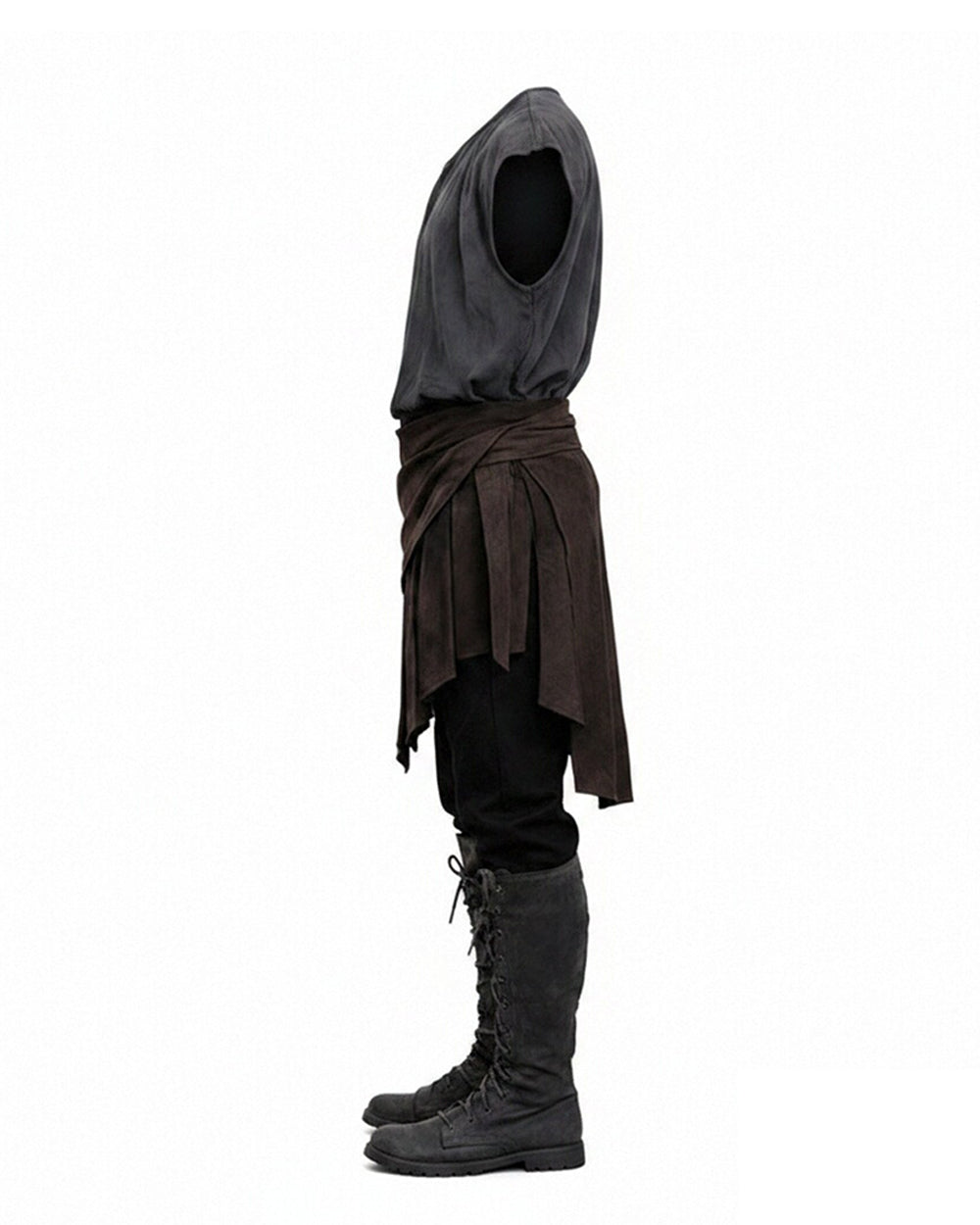 The Odyssey Costume Men's Retro Medieval Fighter Outfit Ancient Greek Warrior Suit 