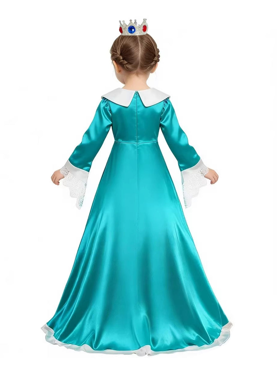 Super Mario Rosalina Costume for Kids and Adult Princess Rosalina Cosplay Outfit